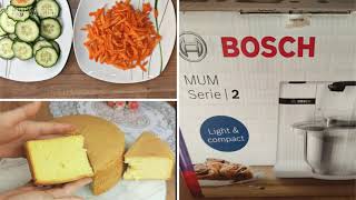 Bosch MUM Serie 2 Stand mixer quick test  Bosch mum 2 Küchenmaschine [upl. by Glenine]