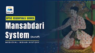 Mansabdari System  In Telugu  Medieval Indian History  Important Topics for UPSC  Tara IAS [upl. by Koeppel467]