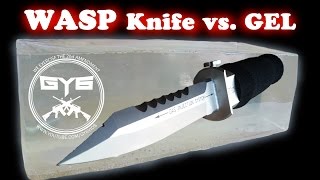 WASP Injection Knife vs Ballistic Gel [upl. by Paucker]