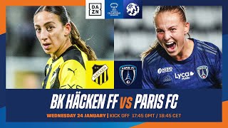 BK Häcken vs Paris FC  UEFA Womens Champions League 202324 Matchday 5 Full Match [upl. by Luapsemaj]