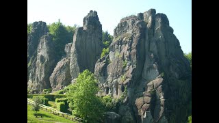 DIE EGGESTERNENSTEINE  Der Felsentempel im Teutoburger Wald [upl. by Callery]