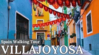 Villajoyosa Spain  4K Walking Tour 2023 [upl. by Kelsy]