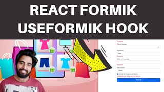 React Formik Tutorial Part5  useFormik React Hook  useFormik Vs Formik  Formik Forms in React [upl. by Willis]