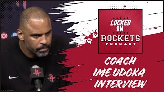 Ime Udoka  Postgame Houston Rockets Vs Golden State Warriors  20242025 NBA Season [upl. by Kling158]