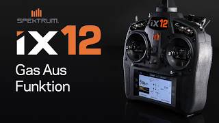 Spektrum IX 12 Throttle Cut Gas Aus [upl. by Enirhtac]