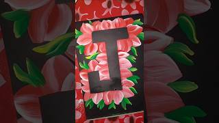 J🎊latter flower🌸paintingshorts painting trending viralvideo flowerpainting [upl. by Suciram]