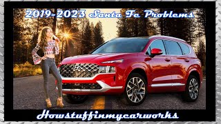 Hyundai Santa Fe 4th Gen 2019 to 2023 Frequent and common problems defects recalls and complaints [upl. by Lourie152]