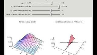 The Bivariate Normal and Conditional Distributions [upl. by Tonneson]