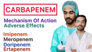 Carbapenem  Mechanism Of Action  Types  Adverse Effects [upl. by Danie932]