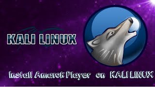 How to install Amarok media player 2 8 0 with Terminal on Kali Linux [upl. by Trust]