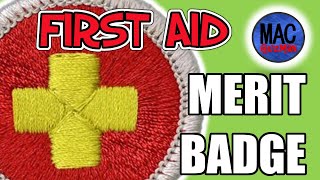 How to get First Aid Merit Badge  Most important in Scouts BSA [upl. by Euqininod]