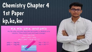 HSC CHEMISTRY 4TH CHAPTER  KP KP KW [upl. by Naivaj]