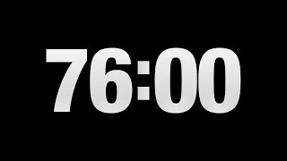 Countdown timer 1 hour and 16 minutes  76 minutes [upl. by Lonier416]