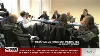 Retards de paiement des retraites la CARSAT sexplique [upl. by Nallek]