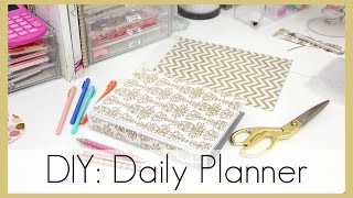 DIY How I Made My Daily Planner  erisaxo [upl. by Hgielrak]