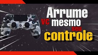 Controle PS4 Analógico Puxando Sozinho  saiba como resolver [upl. by Ludewig998]