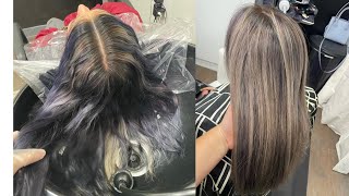 Hair color removal with no bleach  Malibu CPR color remover [upl. by Tildi315]