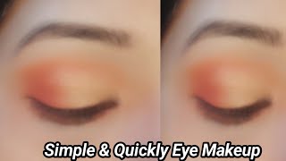 Simple amp Quickly Eye Makeup Look Rose Golden Eye Makeup Look Natural Eye Makeup For Beginner [upl. by Anerbes]