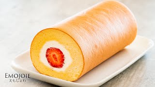 How to Make a Fluffy Swiss Roll Cake  Emojoie [upl. by Goss12]