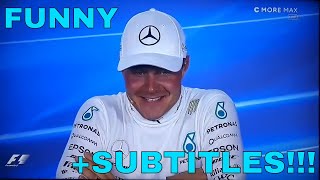 F1 2017 Singapore GP Post Race Press conference interview Ricciardo Farted  SUBTITLES [upl. by Liartnod773]