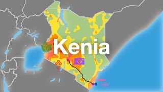 Kenia  Geografie Bevölkerung amp Wirtschaft [upl. by Nnywg413]