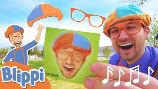 Hats and Glasses Song  BRAND NEW BLIPPI SONG  Educational Songs For Kids [upl. by Vitia]