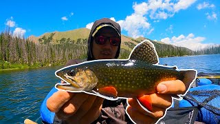 Fishing for a Stringer Full of Brook Trout in Southern Colorados Hermit Lake [upl. by Nadnarb]