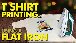 How to Print your Photo on T shirt at Home using a Flat Iron [upl. by Oremor538]