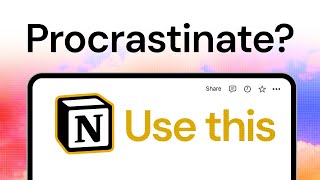 Notion Template for Procrastination Using Science [upl. by Whittaker316]