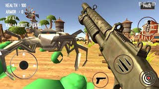 Spider Hunter Amazing City 3D  ROBOT SPIDERS  Android Gameplay HD 3 [upl. by Aznarepse]