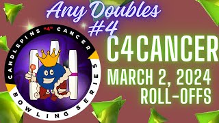 Candlepins For Cancer Any Doubles from Big 20 in Scarborough Maine [upl. by Now]