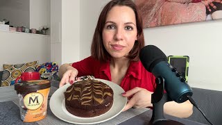 Celebrating 1000 Subscribers 🎉 ASMR  Chocolate Caramel Cake  Salted Caramel IceCream [upl. by Eromle]