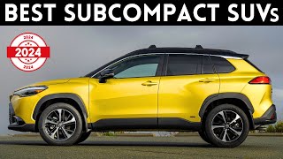 Top 5 Best Subcompact SUVs For 2024 Most Reliable Affordable and Efficient [upl. by Yngad444]