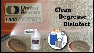 Power of Foam  Clean Degrease amp Disinfect [upl. by Ahsilahs571]