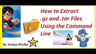 Extracting gz and tar Files Using the Command Line [upl. by Akedijn776]