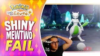 Pokemon Lets Go  INSANE SHINY MEWTWO FAIL 1700 ENCOUNTERS [upl. by Moreen]