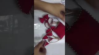 bridal lehenga latkan make at home😱shots latkan latest handmade tassels diy craft fabric [upl. by Slavin171]