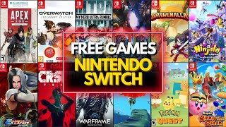 TOP 45 BEST FREE GAMES for Nintendo Switch 2024 [upl. by Mckale]