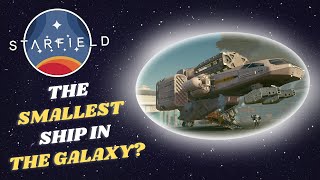 How To Build The SMALLEST SHIP EVER In Starfield [upl. by Naginnarb]