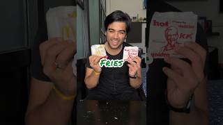 KFC VS McDonald’s🍔food foodie kfc mcdonalds burger minivlog foodvlog foodreview comparison [upl. by Cissiee]