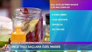 Renkli Sayfalar 218 Bölüm Saçı gürleştiren özel maske tarifi [upl. by Avivah340]