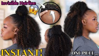 Welp UNDETECTABLE Half Wig  The INSTANT Blend is 😱 Crazy  MARY K BELLA ft CurlsCurls [upl. by Aeila]