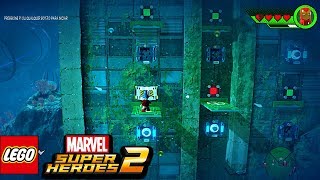 LEGO Marvel Super Heroes 2 puzzle switches panels electricity quebracabeça energia Lemuria [upl. by Ocramed]