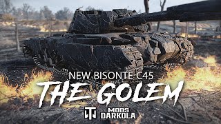 Bisonte C45  THE GOLEM  World of Tanks  Skin 3D [upl. by Meehyrb943]