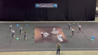 Tidewater winterguard 2024 AIA champs [upl. by Tiat]