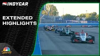 IndyCar Series EXTENDED HIGHLIGHTS HyVee Milwaukee Mile 250 Race 1  83124  Motorsports on NBC [upl. by Ardene315]