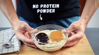 I made 36g Protein Oatmeal without Protein Powder [upl. by Enitsirc]