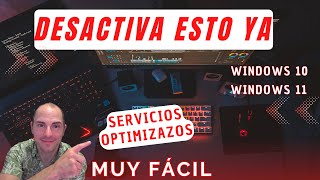 Cómo DESACTIVAR servicios innecesarios en Windows😱MUY FÁCIL🥳 [upl. by Bills50]