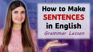 Grammar Lesson How to make Sentences in English Word Order in English [upl. by Arocahs]