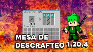 MESA DE DESCRAFTEO MOD  PARA MINECRAFT 1204 Y POSTERIORES  2024 JAVA [upl. by Sherlock]